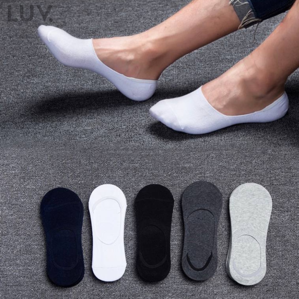Kit 15,12 ou 6 Pares de Meia Sapatilha Invisível Masculina 45% de algodão Premium