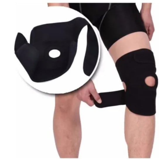 Par de Joelheira Tensor Ortopédico Ajustável Neoprene Flexível Crossfit
