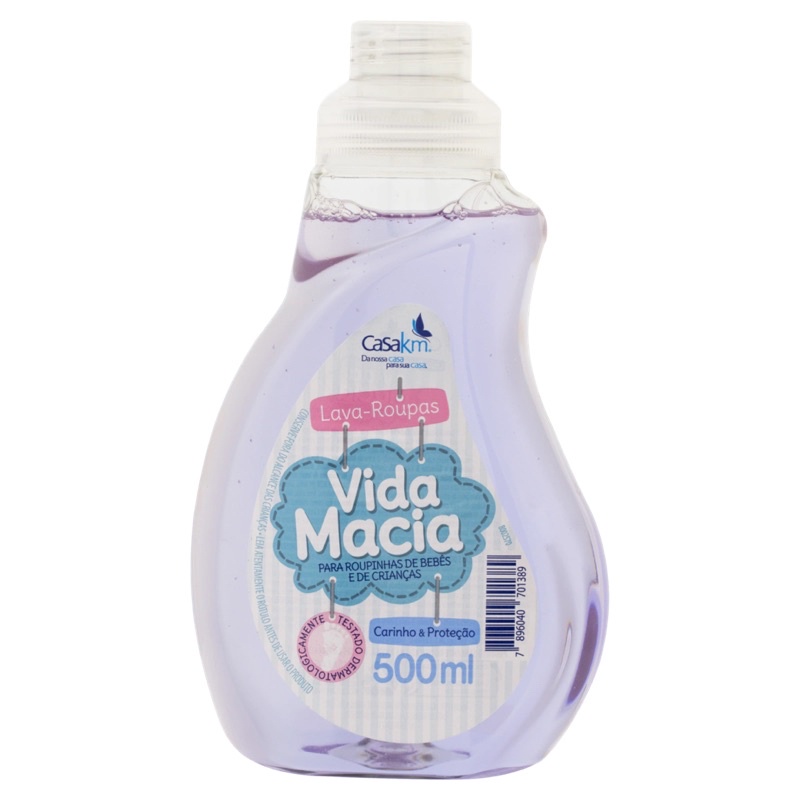 Lava Roupas Vida Macia Roupinha de bebê Bebe 500ML