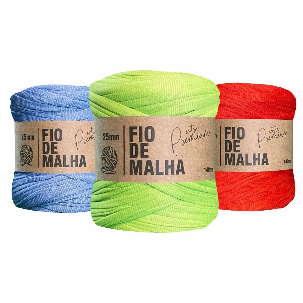 Fio de Malha Fischer Extra Premium 25mm com 140Mts
