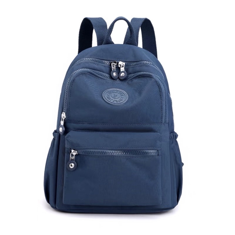 Mochila feminina média impermeável para escola/caminho
