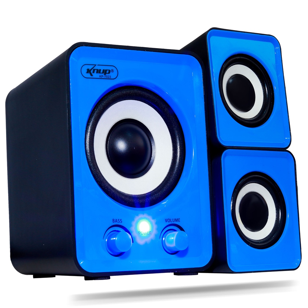 Caixa De Som Subwoofer Portátil Com Fio Para Tv Smart Computador Notebook Pc Gamer Celular Usb P2