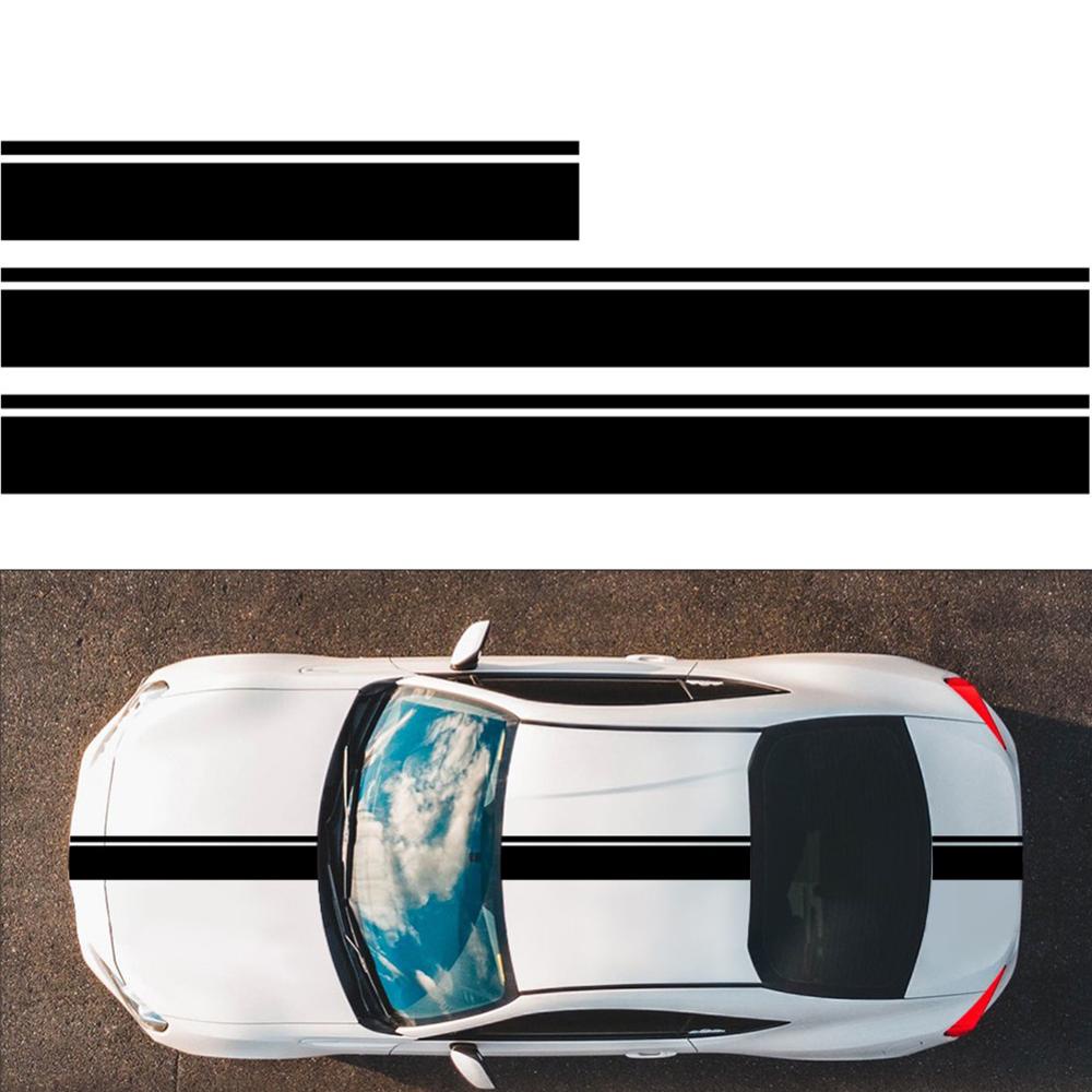 Universal Carro De Corrida Corpo Listra Lateral Decalque Modificado Adesivo Máquina Capa Decoração Para