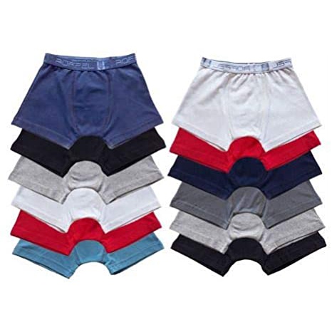 Kit c/ 10 Cueca Infantil Malha 3 a 8  anos P/M/G Menino