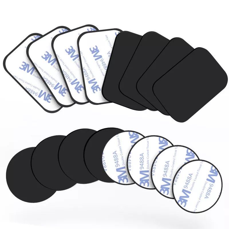 5 Pcs Placa De Metal Adesivo Para Suporte Do Telefone Carro Magnético Universal Disko De Folha De Ferro De Montagem Ímã Móvel Smartphone Celular