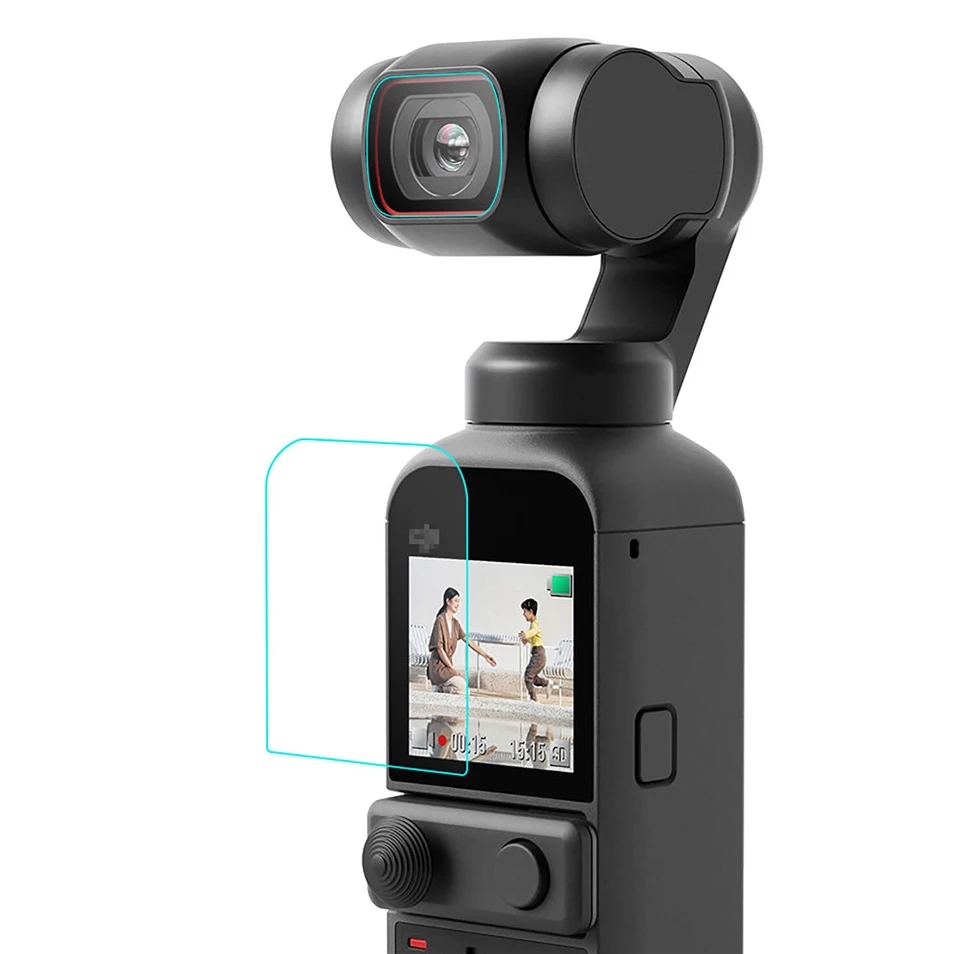[Excluindo Câmera] 2 Unidades/Conjunto Lente De Filme De Tela Estabilizadora Portátil Para/Protetor Filtro Gimba DJI OSM