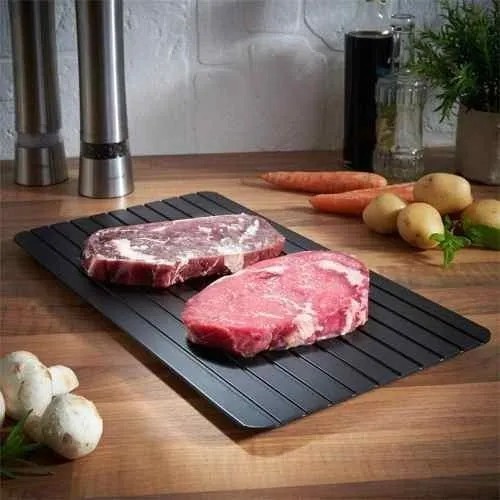 Tábua Mágica Descongelar Rápido Carnes e Alimentos – Degelo Natural Sem Energia
