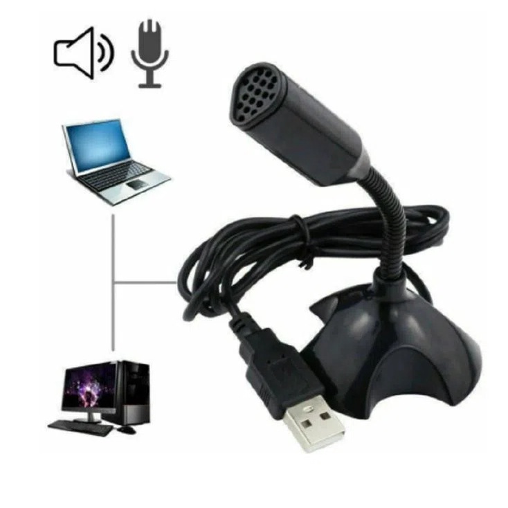 Microfone De Mesa Usb Para Pc, Notebook, Jogos E Aulas Online - Modelo M-306