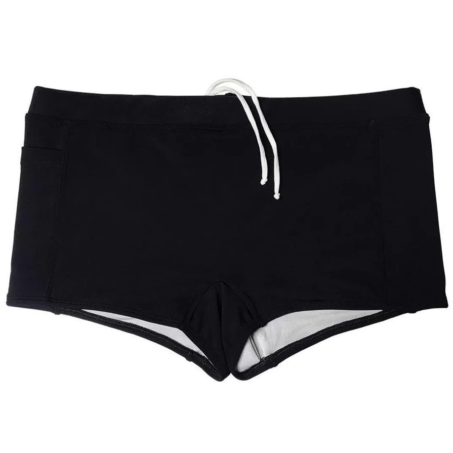 Sunga Boxer Com Forro E Cordão Para Ajuste Moda Praia