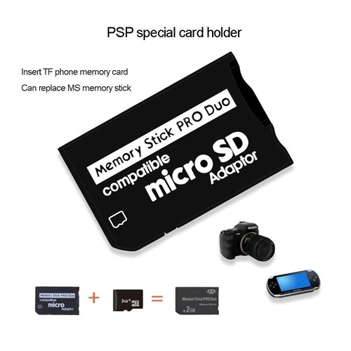 Adaptador Psp Micro Sd Pro Duo Sony Câmeras Photofast Novo!
