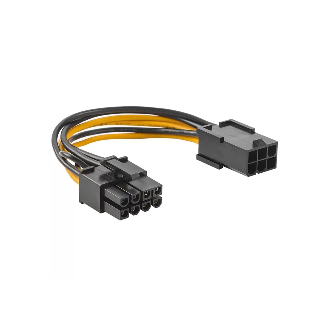 Cabo Molex Adaptador Energia 6 Pinos para 8 pinos PCIe