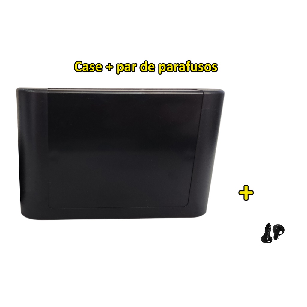 Case de mega drive genesis com par de parafusos