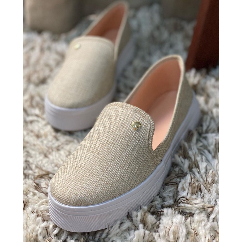 Tênis Feminino Slip On Preto