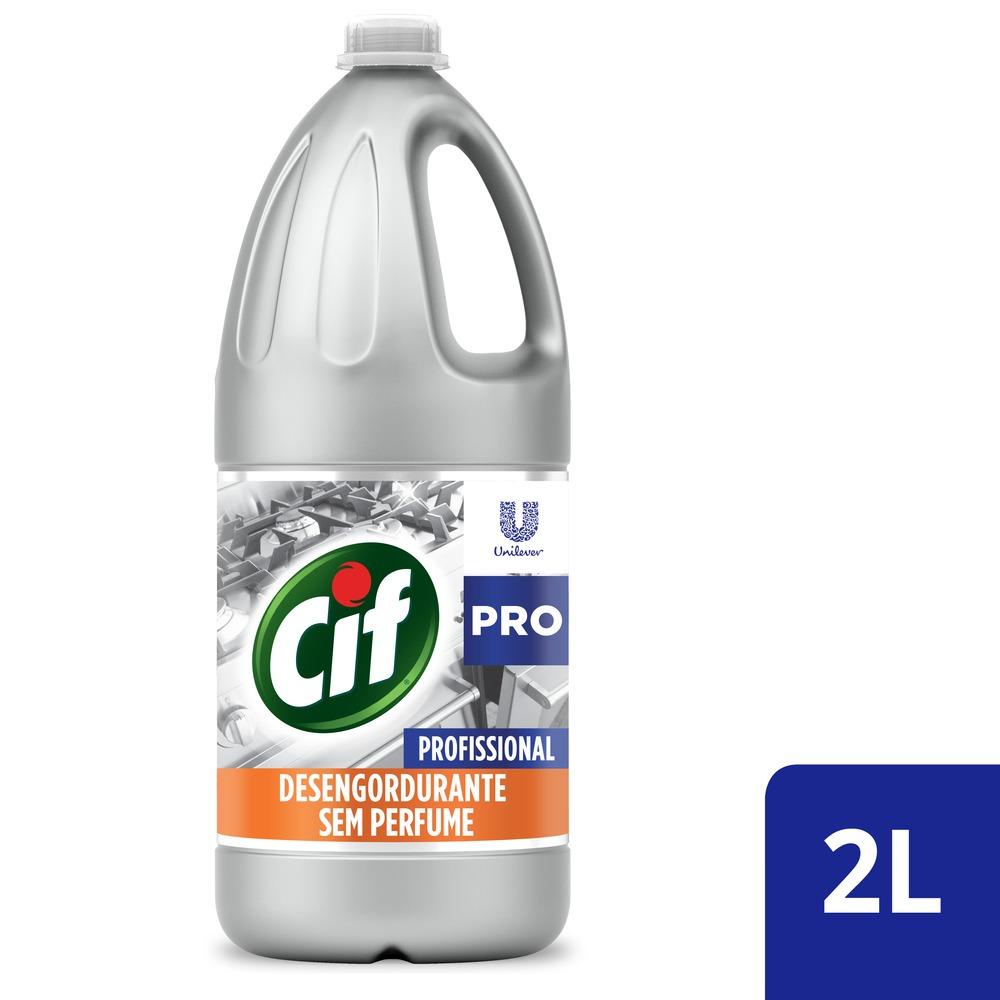 Limpador Desengordurante Cif Profissional Sem Perfume 2 Litros