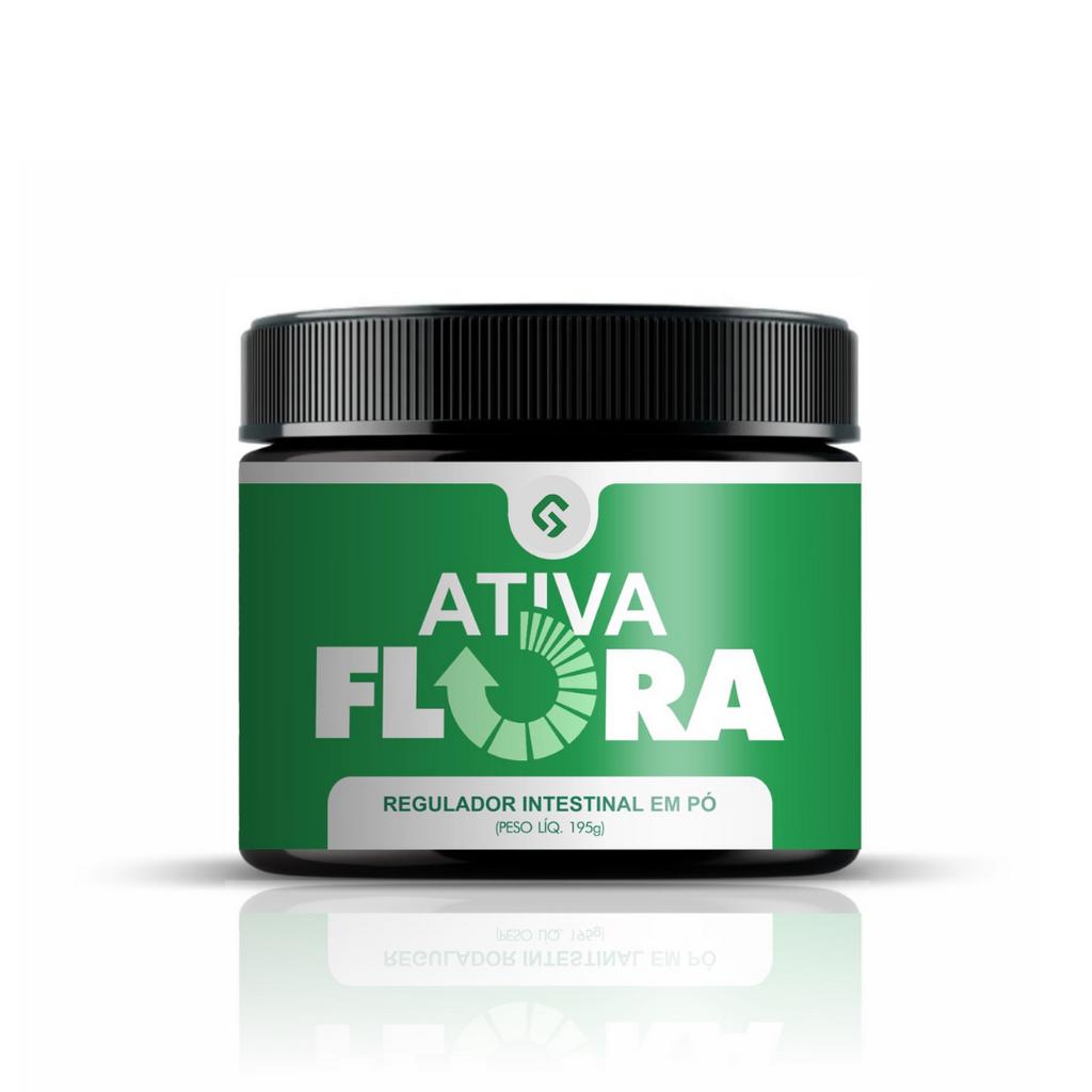 Ative Flora 195g  fibras prebióticas Melhora no Funcionamento do Intestino