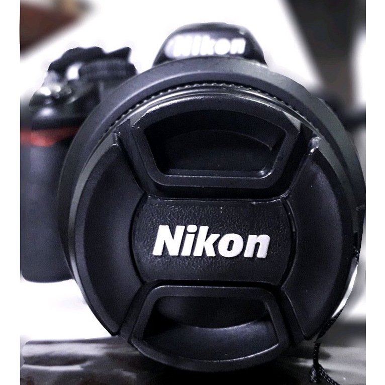 Tampa Nikon Para Câmeras Lente 49mm 52mm 55mm 58mm -Tampinha Nikon