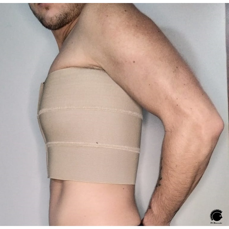 Binder triplo bege colchete FTM