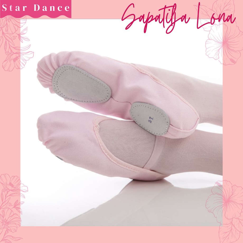 Sapatilha Sola Dividida Lona Ballet - Sapatilha - Balé