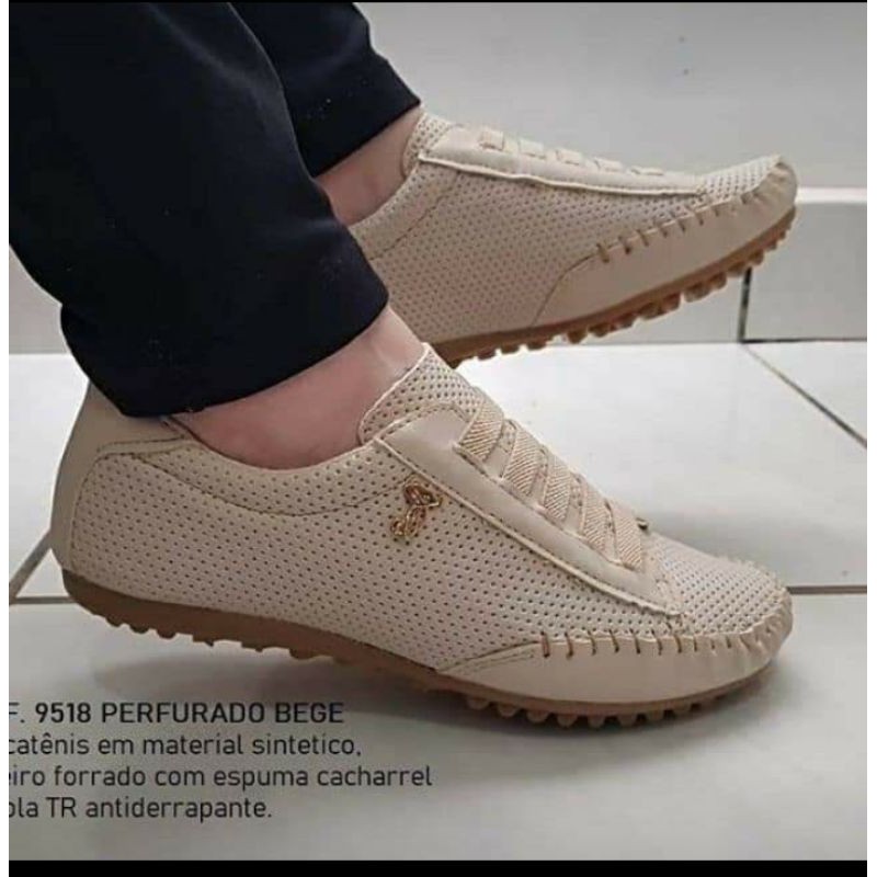 tenis feminino confort estilo mocatenis mocassim feminino