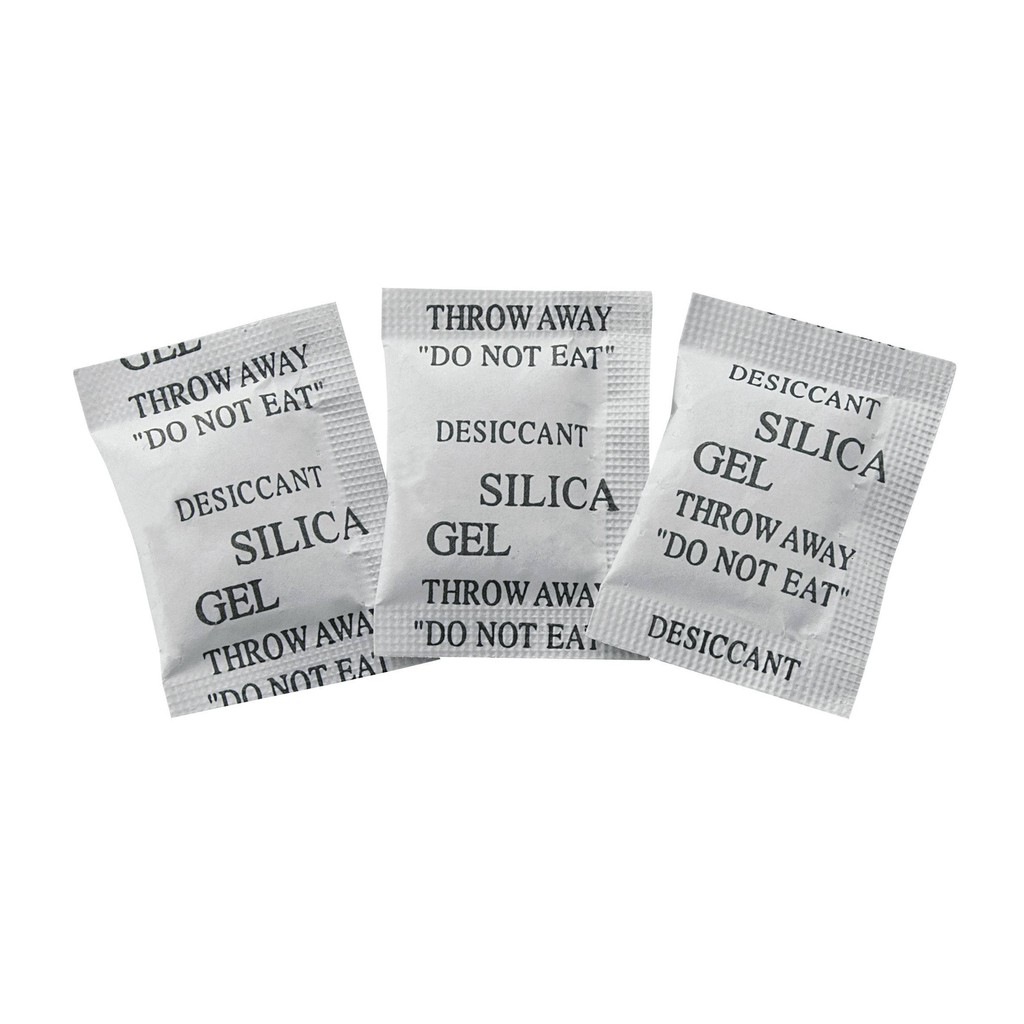 Sílica Gel Sache 100 Unidades 1g ORIGINAL Controla Umidade Antimofo