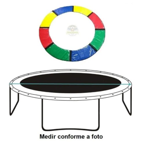 Protetor De Molas Para Cama Elástica 4,27 / 4,30 metros pula pula