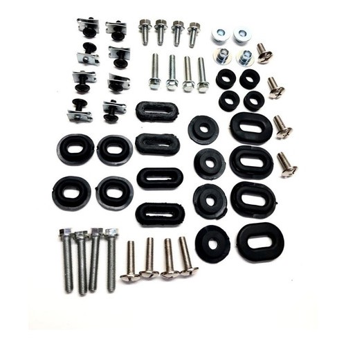 Kit Parafusos + Presilhas + Buchas Carenagem Tornado