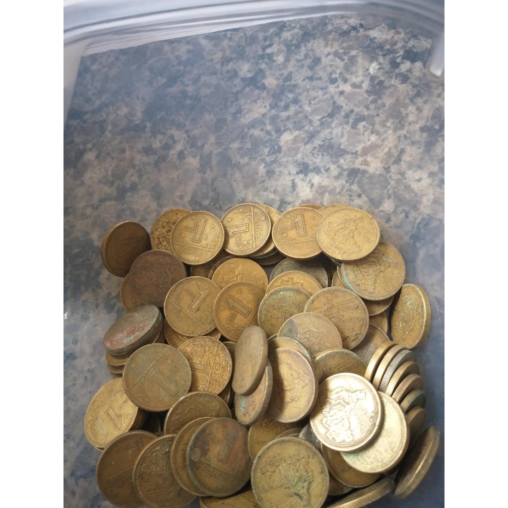 50 moedas de 1 cruzeiro
