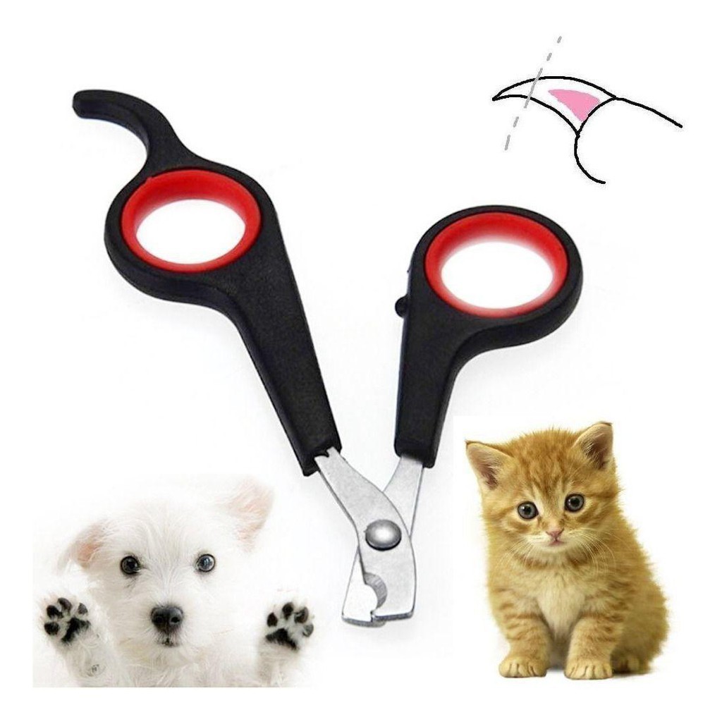 Cortador de Unha de Aço Inoxidável para Cão / Gato de Estimação