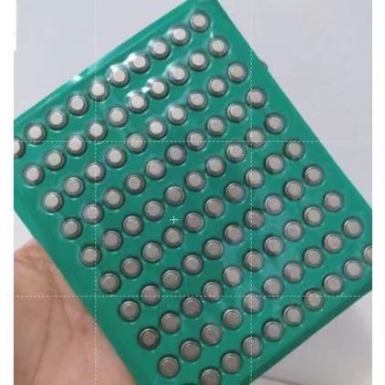 Cartela com 100 Baterias Para Relógio Ag1 Sr621 Lr620 Ag1 Lr621 Lr60