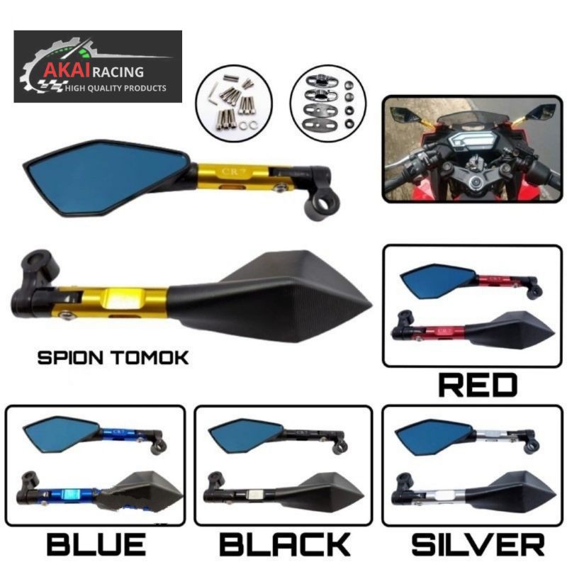 Espelhos Universais Tomok V5 E V2 Para Nmax , Aerox , Pcx , Vario , Beat , Mio , Vixion , R15 , Cbr , Ninja Outras Motoc