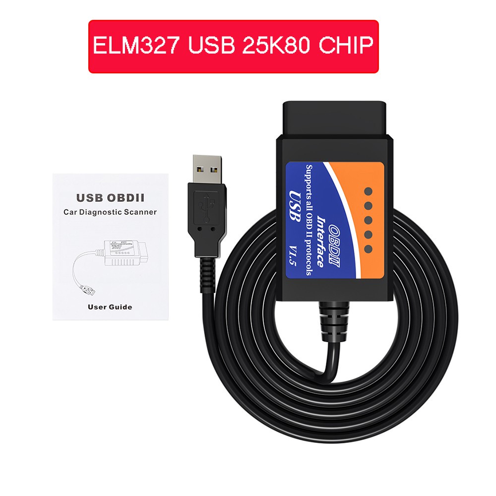 ELM327 USB OBD2 Scanner Automotivo Para PC EML 327 V1.5 ODB2 Ferramenta De Diagnóstico De Interface