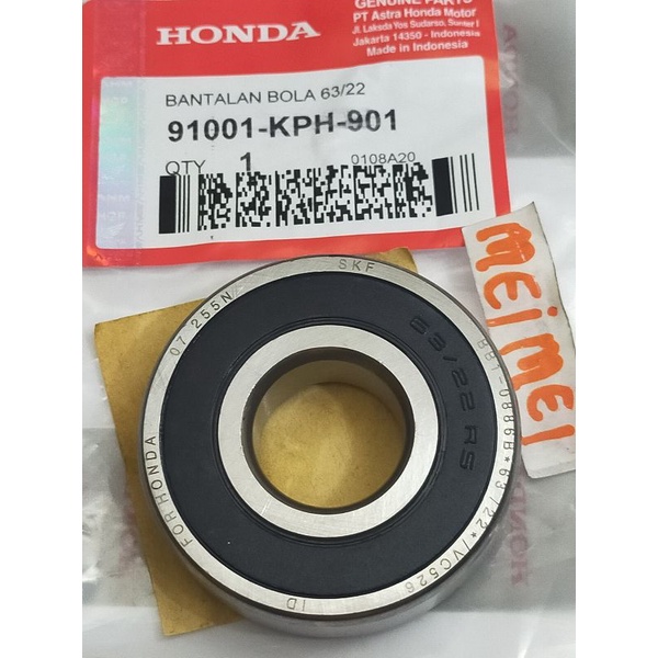 Rolamento Virabrequim charisma , Supra x125 , Lâmina 63/22