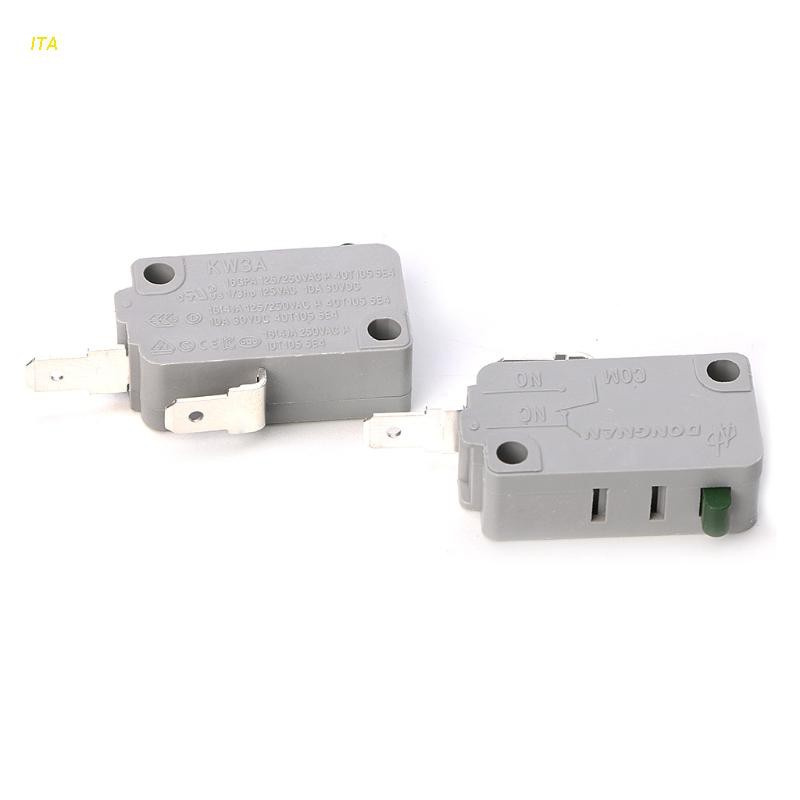 Ita 2 Pcs Kw3A Forno Microondas Interruptor 125 / 250 16a Normalmente Aberto Interruptor