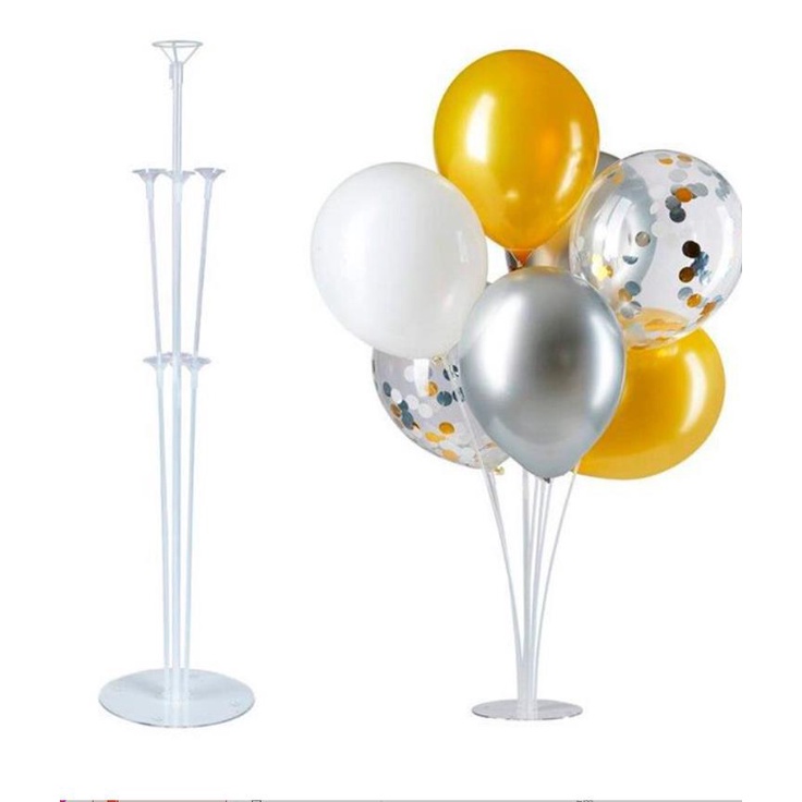 1 Suporte Balao 7 Haste Suporte Para Bexiga 70cm Enfeite De Festa Unidade