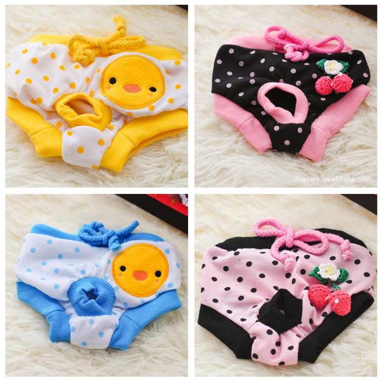 Calça Fisiológica Para Animais De Estimação/Fralda Cachorros/Gatos/Roupa Íntima Animal