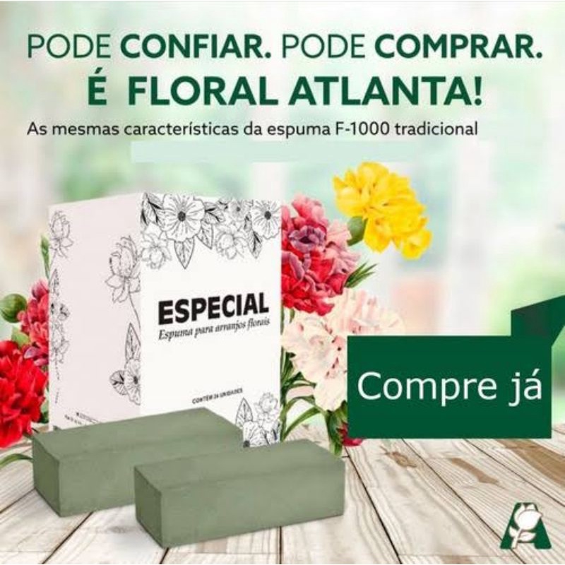 6 Tijolos de Espuma Floral para arranjos de flores naturais
