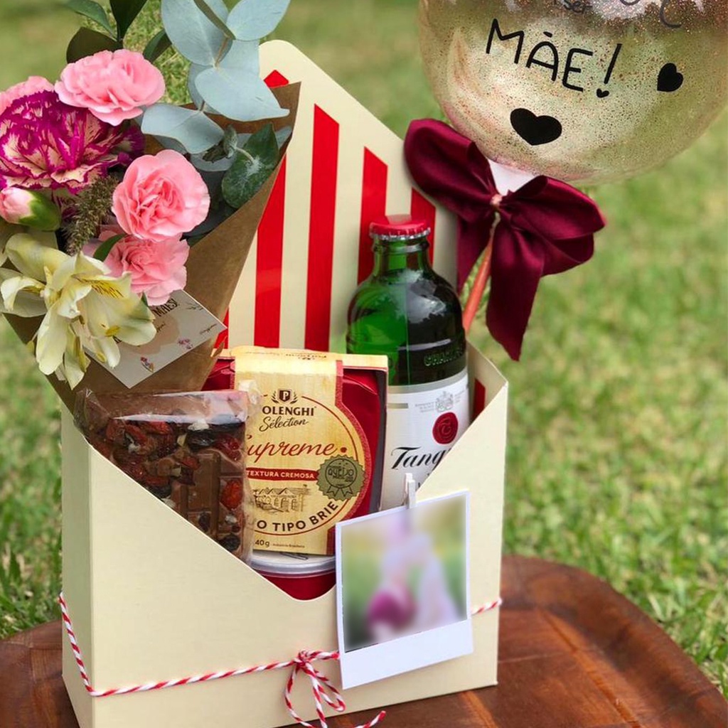 Embalagem Para Flores e Presentes Modelo Carta (05 unidades)
