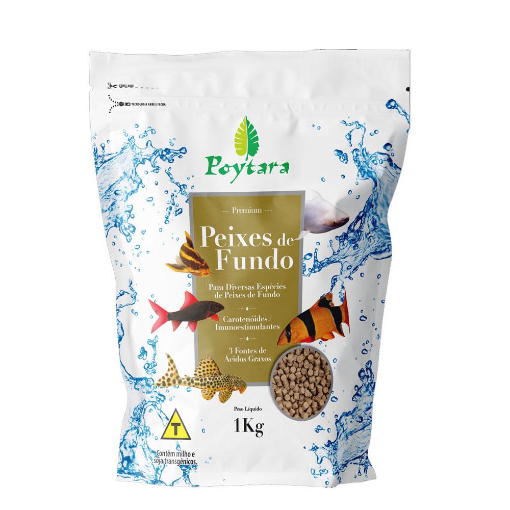 Ração Poytara Peixes de Fundo 1Kg