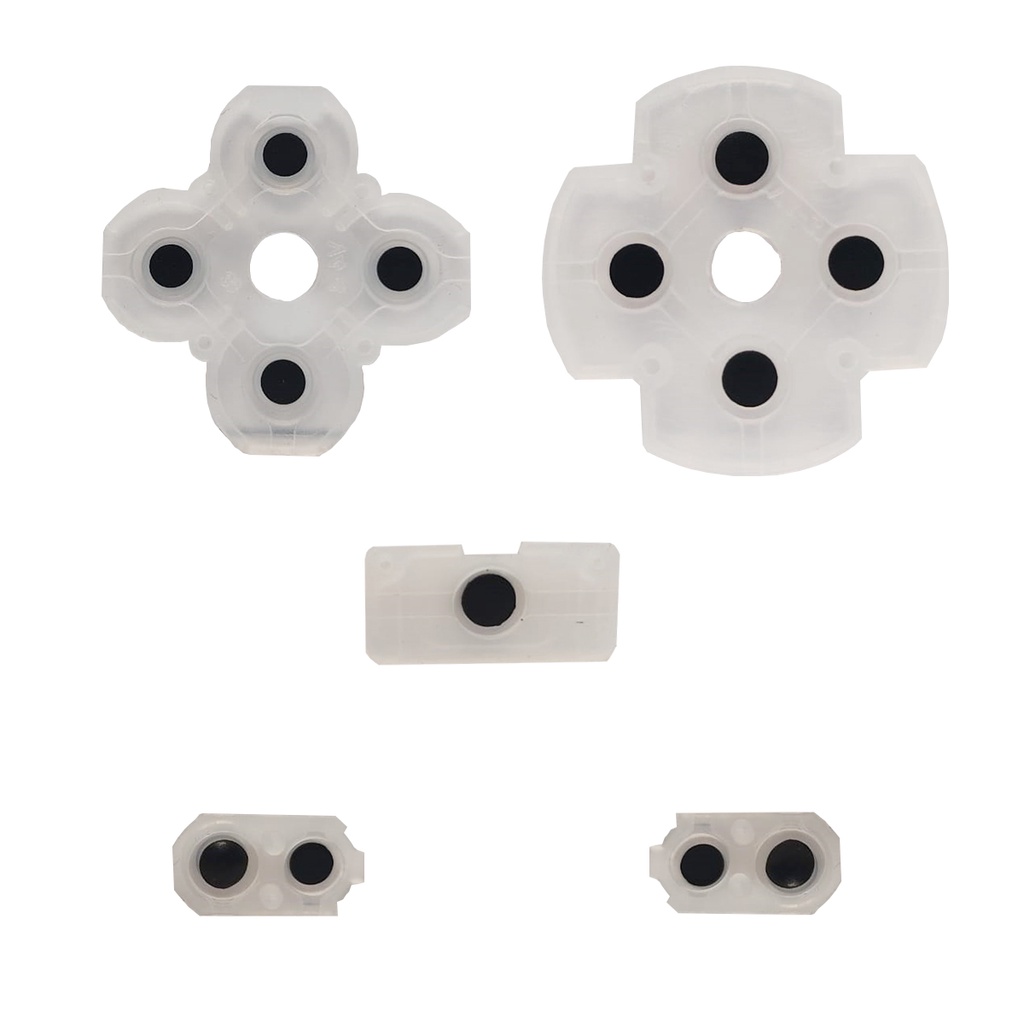 Kit Borracha Condutiva Controle PS4 JDM-050 JDM-055 JDS-050