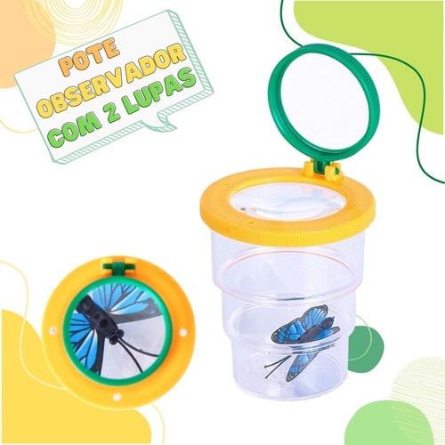 🔍 Pote Observador com Duas Lupas – Exploração Educativa e Divertida | Coordenação e Atenção Visual