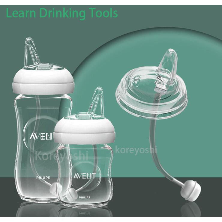 AVENT Bebê Aprender O Pescoço Largo Beber Ferramentas Bico De Pato De Silicone Macio Tipo Adequado Para Garrafas