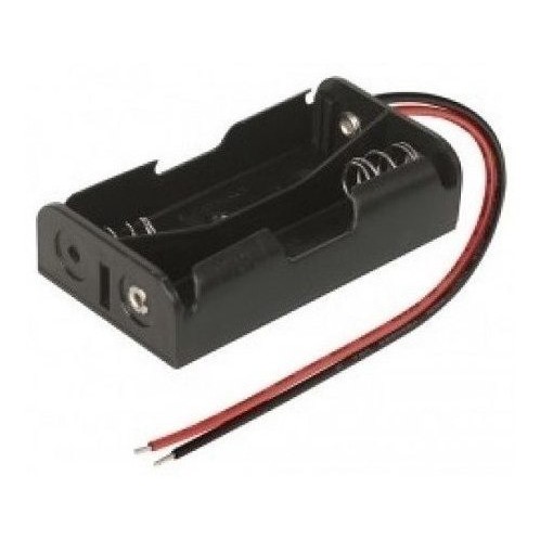 Suporte Para 2 Pilhas Aa Canoa Preto