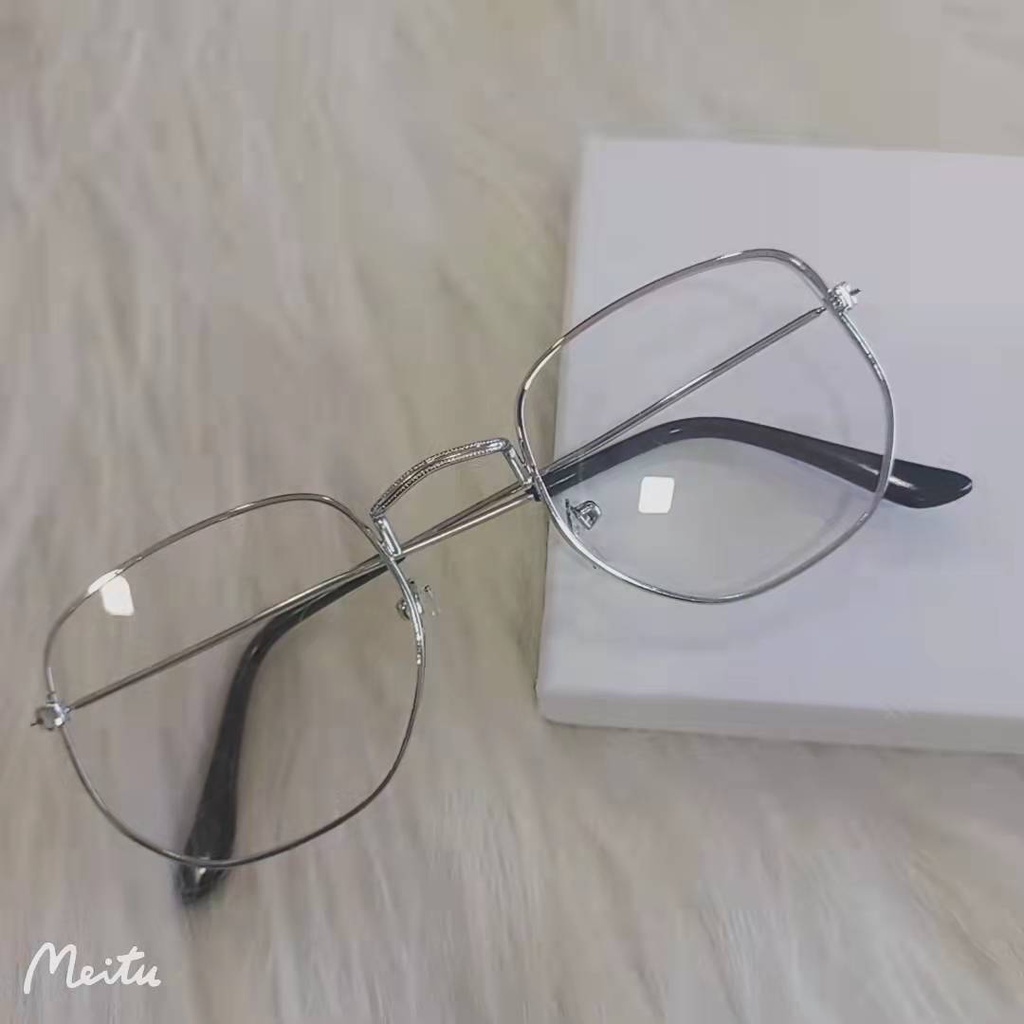 Óculos Feminino Masculino óculos Redondos Irregulares Acabados unisex