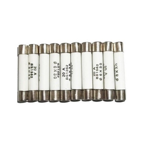 100 Pçs  Fusível Cerâmico Para Forno Microondas 20a