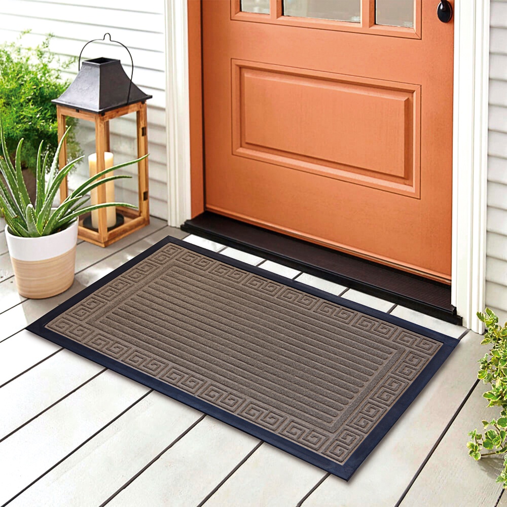 Tapete Capacho Porta Entrada 45x75 / 40x60 Borracha Antiderrapante Decorativo