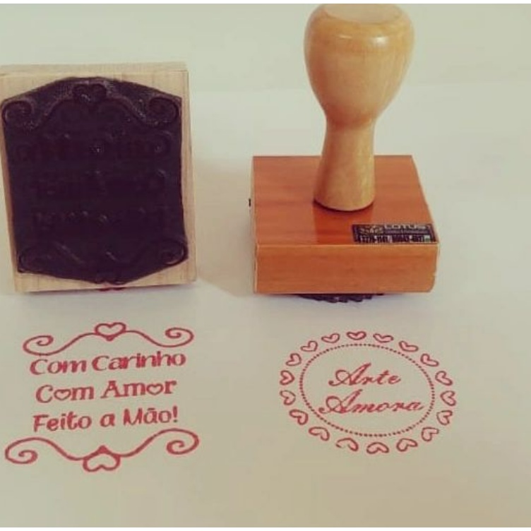 Carimbo De Madeira Personalizado
