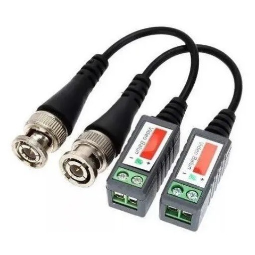 Vídeo Balun HD Flex Cftv AHD - HDCvi - HDTvi - Analogico Passivo Até 600m - Um Par