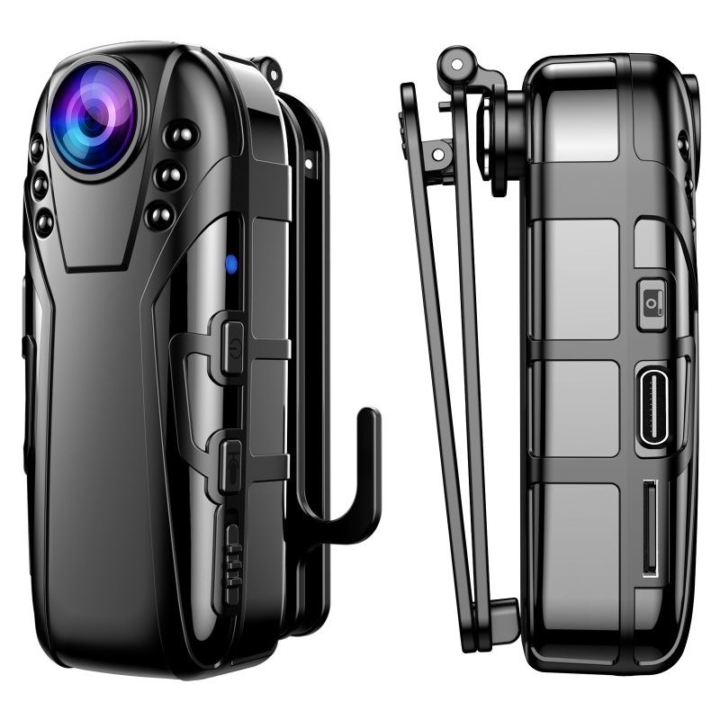 Boblov L02 1080P Câmera Infravermelho Visão Noturna Câmera Filmadora Esportiva Da Polícia Full HD Mini Dash Pequena De 125 Graus De Ângulo Amplo Polícia Corporal