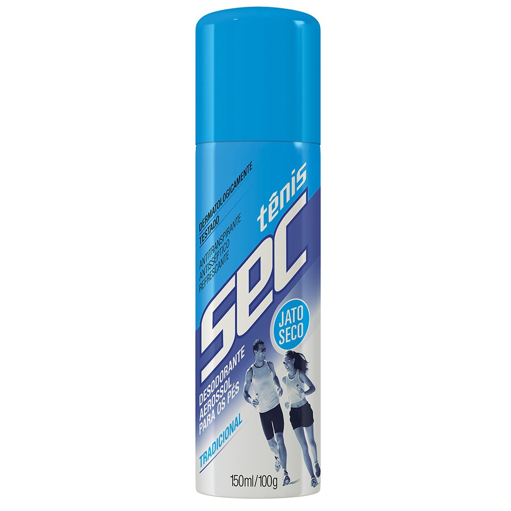 Desodorante Tênis Sec Aerosol Tradicional 150ml