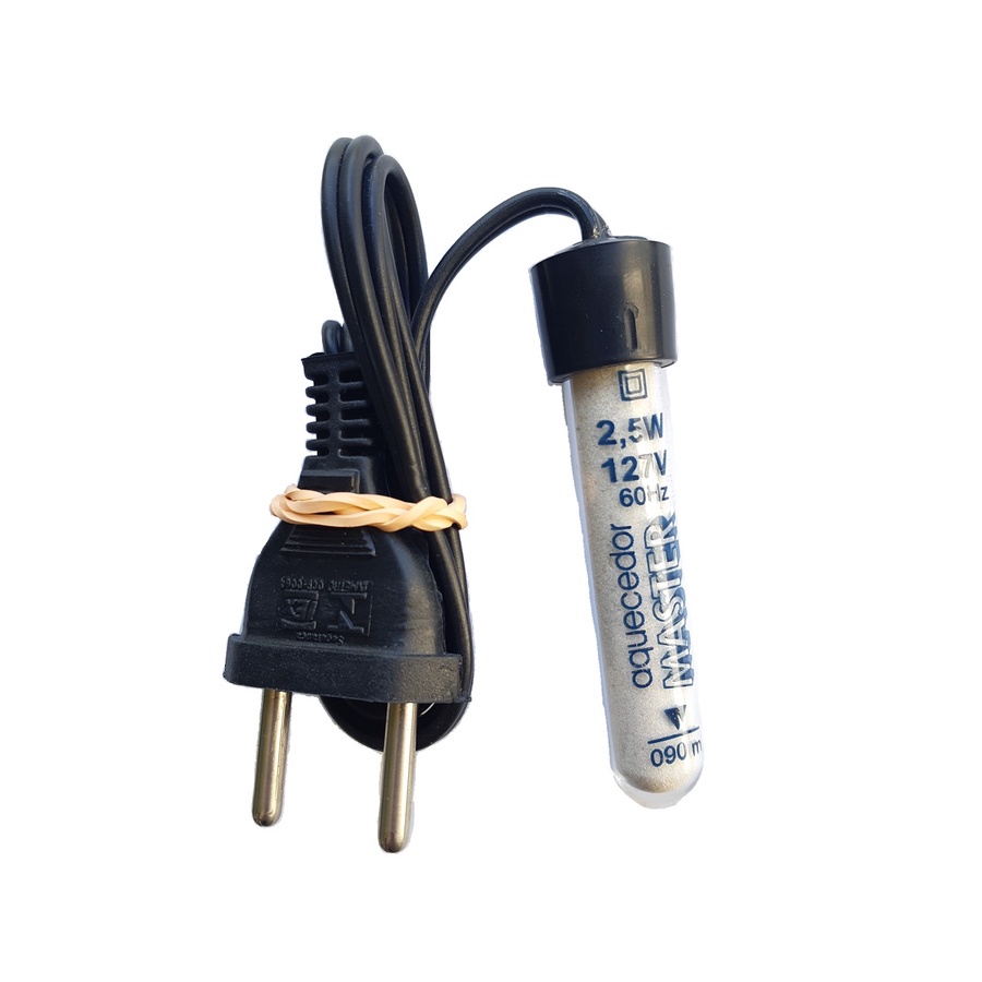 Aquecedor Master para Peixe Betta 2,5w Aquario Até 3 Litros beteira aquario